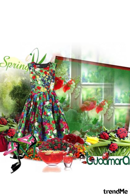zeleno je proljeće- Combinaciónde moda