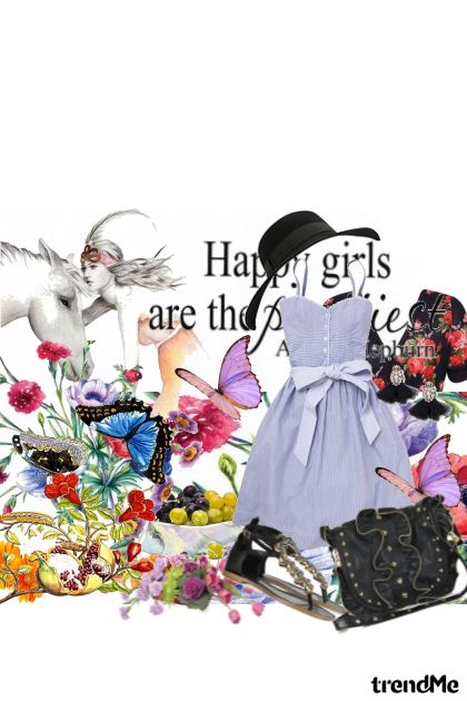 happy girls are the prettiest- Combinaciónde moda