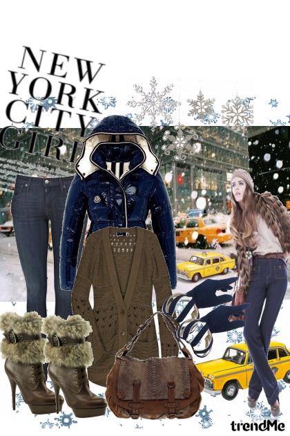 snow in New York- Fashion set