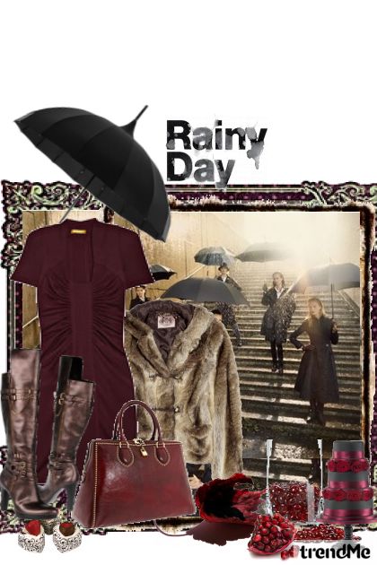 ne volim kad je rainy day - Combinazione di moda