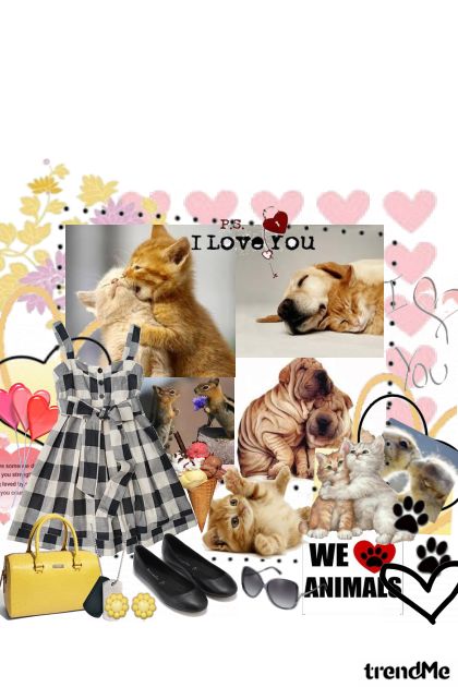 we all act like animals when we are in love- Fashion set