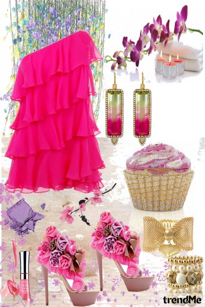 ružičasta- Combinazione di moda