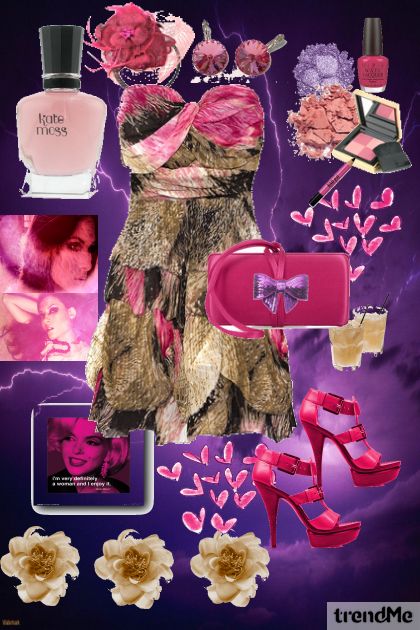 wild pink - combinação de moda