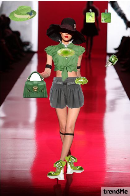 Verde ta na moda- Модное сочетание