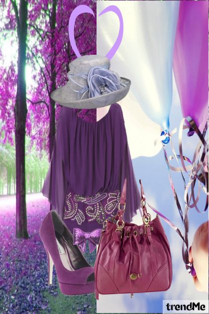 purple spring- Kreacja