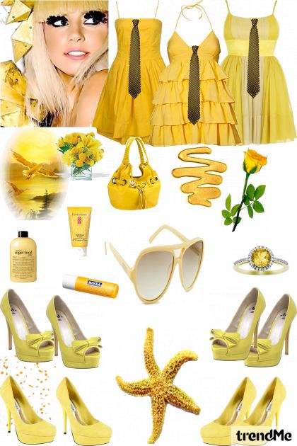 žuto  doba- Fashion set