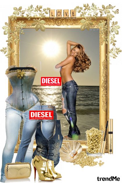 with love...diesel- Combinazione di moda