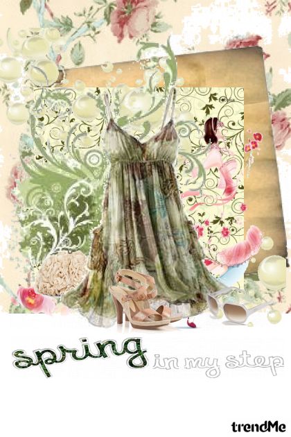 romantic spring- Combinaciónde moda