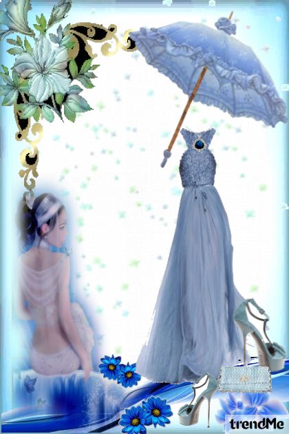 Romance dans le bleu ....- Combinazione di moda