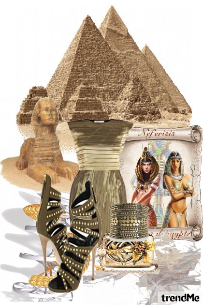 The Egyptian queen- Combinaciónde moda