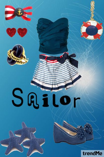 sailor on the sea,,,- Модное сочетание