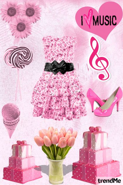I love pink- Fashion set
