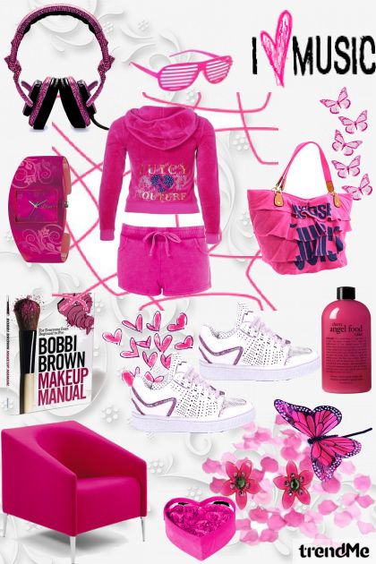 pink..:)- Fashion set