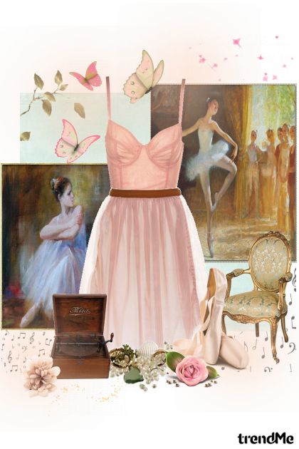 Pink swan- Combinazione di moda