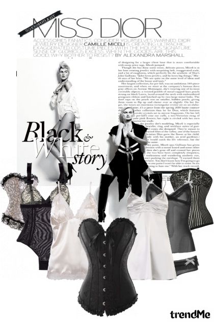 Black and White story...- Fashion set