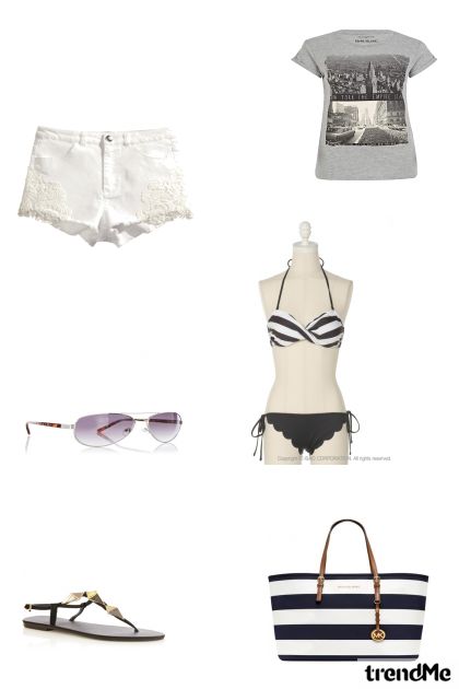 Beach Look 5- Combinaciónde moda