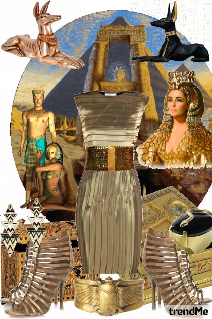 zlatni egipat- Modna kombinacija