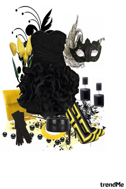 yellow black- Fashion set