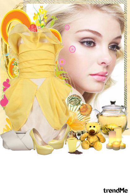 my yellow honey :)- combinação de moda