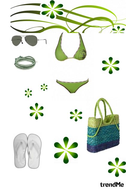 green sunshine- combinação de moda
