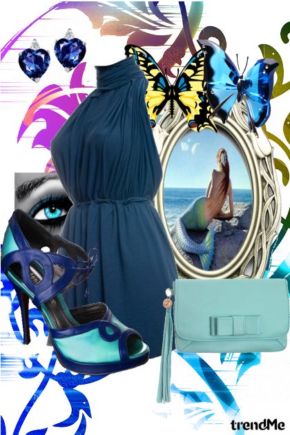 Blue- Combinazione di moda