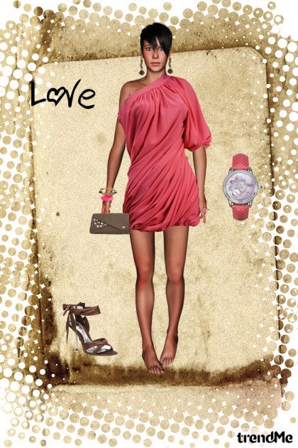 pink love- Combinazione di moda