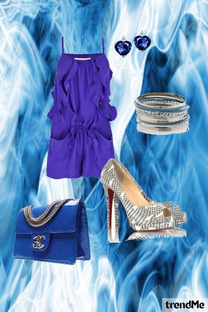 blue- Fashion set