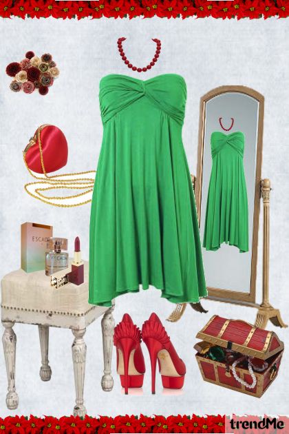 redgreen- Combinazione di moda