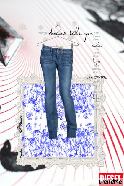 Jeans- combinação de moda