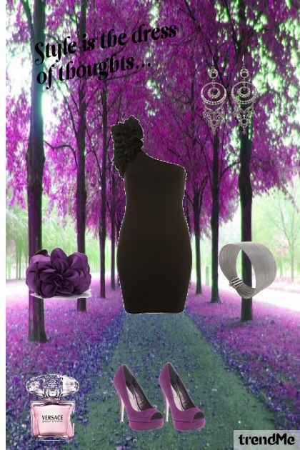 purple rain- Combinazione di moda