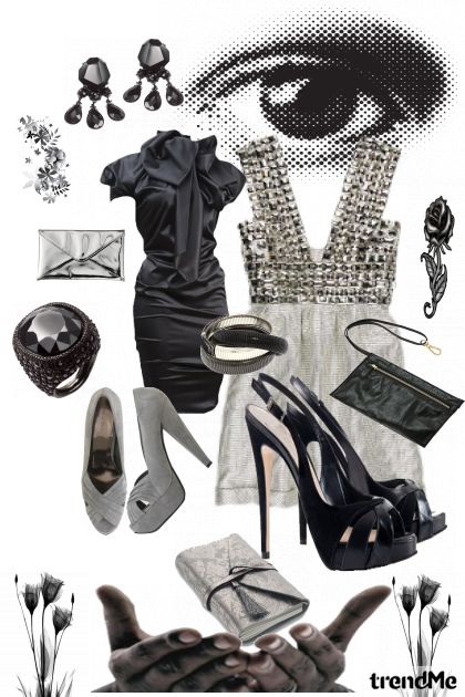 crno-bijeli svijet- combinação de moda