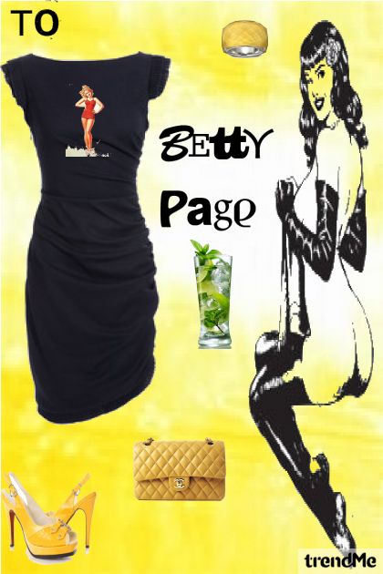 Betty Page- Modna kombinacija