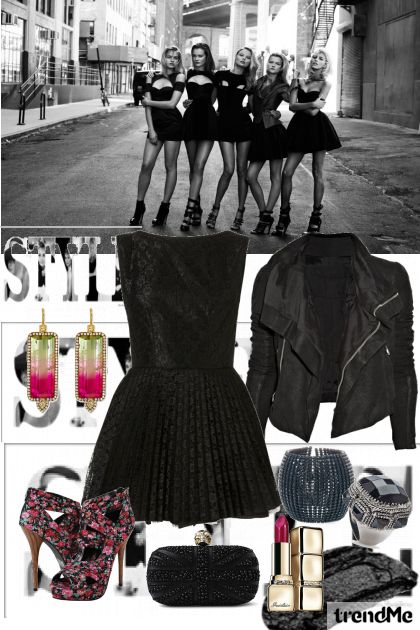 Black with style- Fashion set