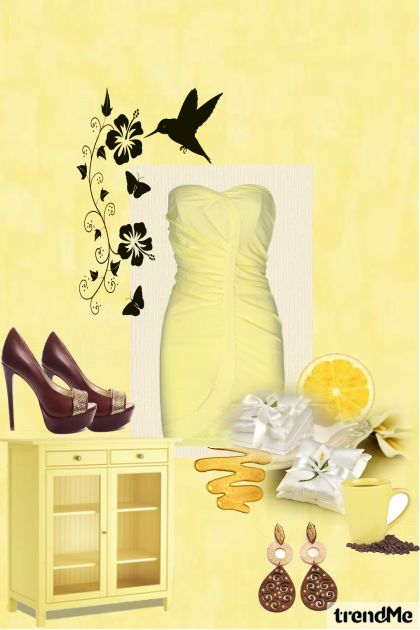 fresh lemon look :)  - Combinazione di moda