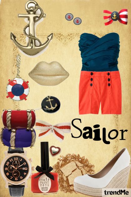 come back little sailor :)- Модное сочетание