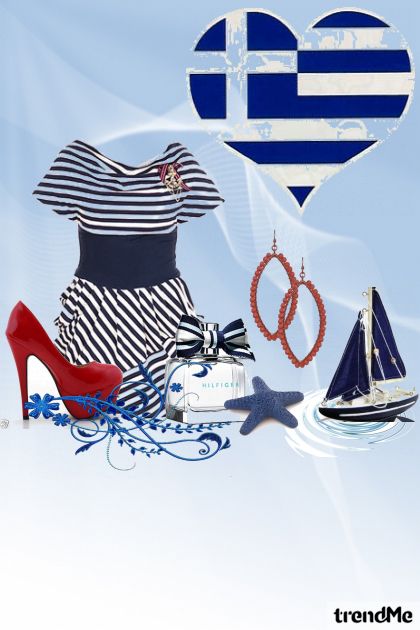 sailors wife :)  - combinação de moda