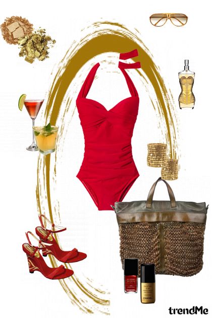 ready for cocktails...beach party- Fashion set