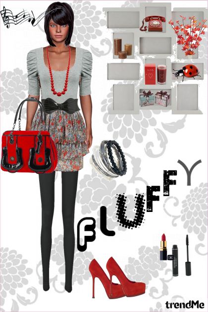 Fluffy2- Combinazione di moda