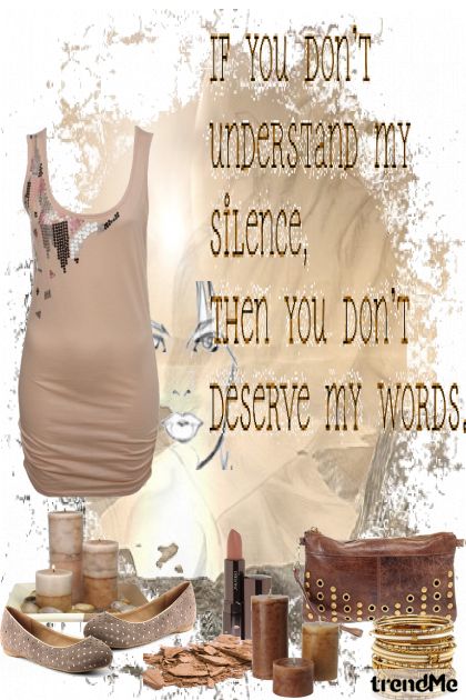 you don't deserve my words...- Modekombination