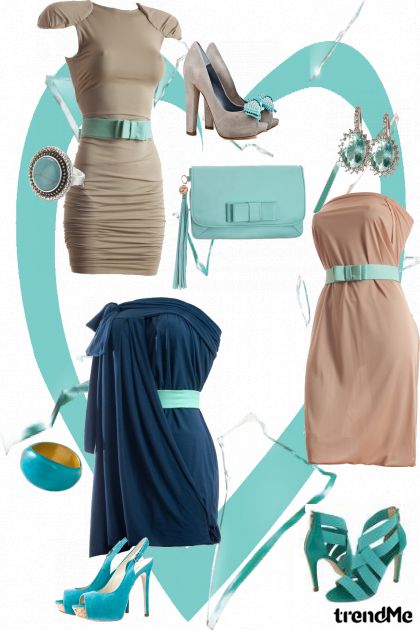blue belt- Fashion set