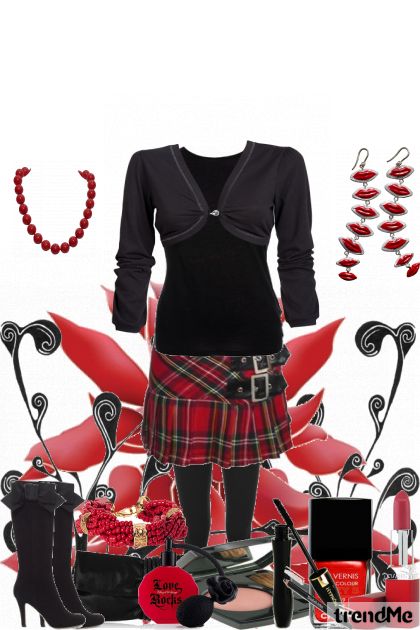 Škotsko krilo- combinação de moda