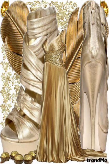 Golden lady- Fashion set
