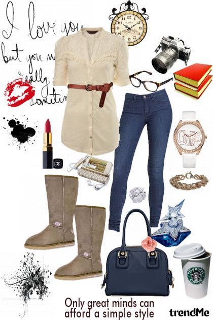 everyday college girl- Combinaciónde moda