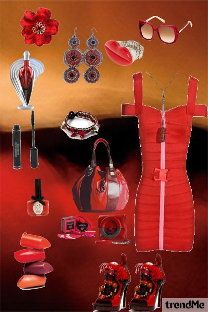 red hot- Fashion set