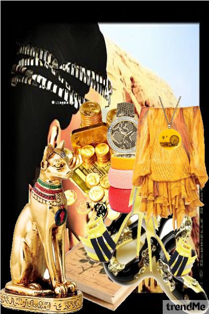 zlatni egipat- Modna kombinacija