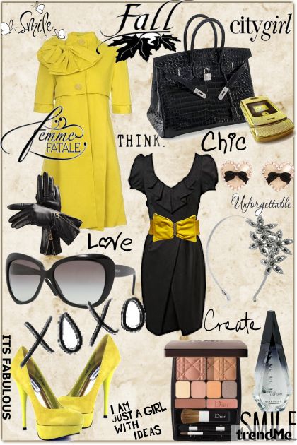 bring some sunshine in your work life- Fashion set