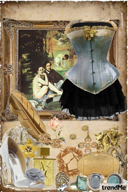 paris 1863- Модное сочетание