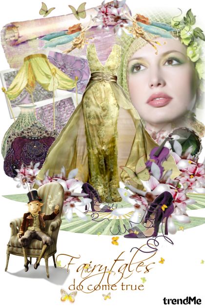 Fairy Tales Do Come True- combinação de moda