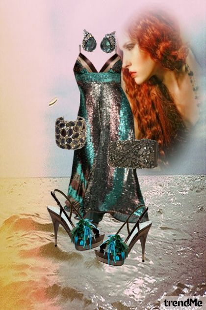 little mermaid- Combinazione di moda