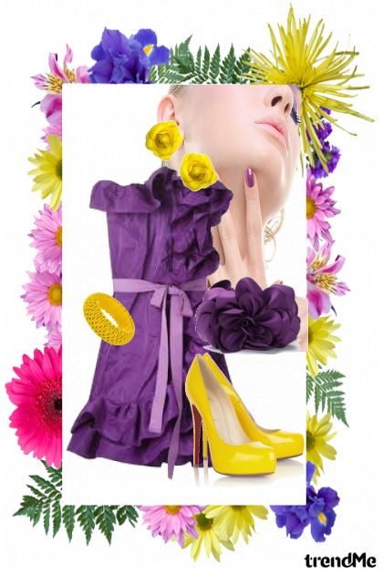 sunny purple- Combinaciónde moda